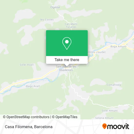 Casa Filomena map