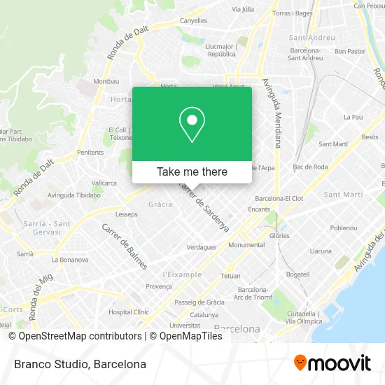 Branco Studio map