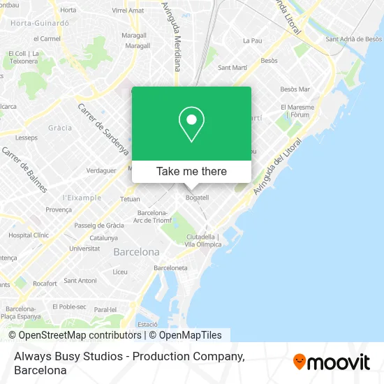 Always Busy Studios - Production Company map