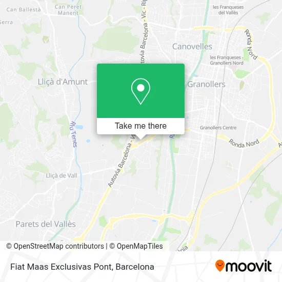 Fiat Maas Exclusivas Pont map