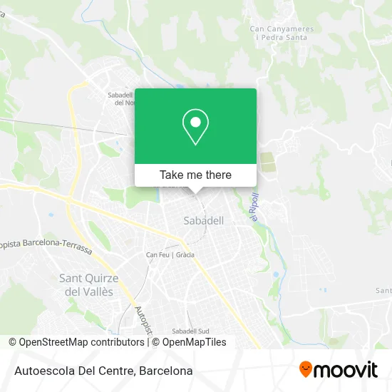 Autoescola Del Centre map