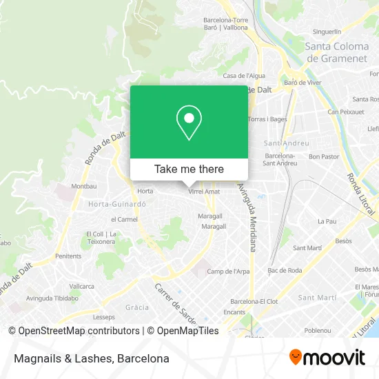 Magnails & Lashes map