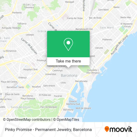 Pinky Promise - Permanent Jewelry map