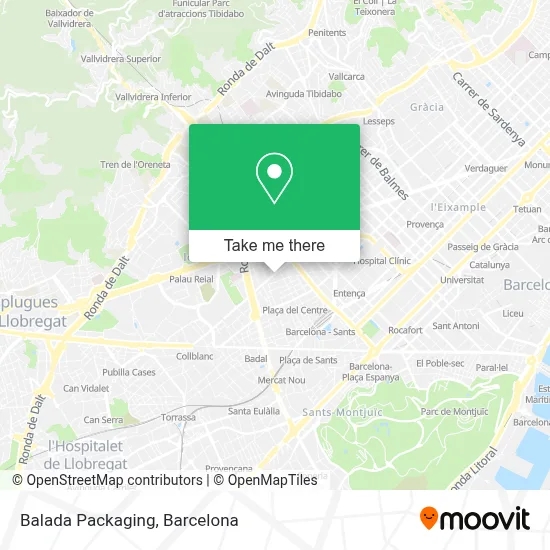 mapa Balada Packaging