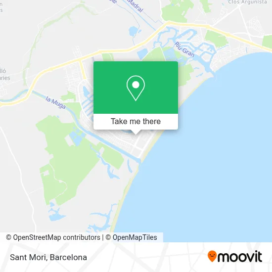 Sant Mori map