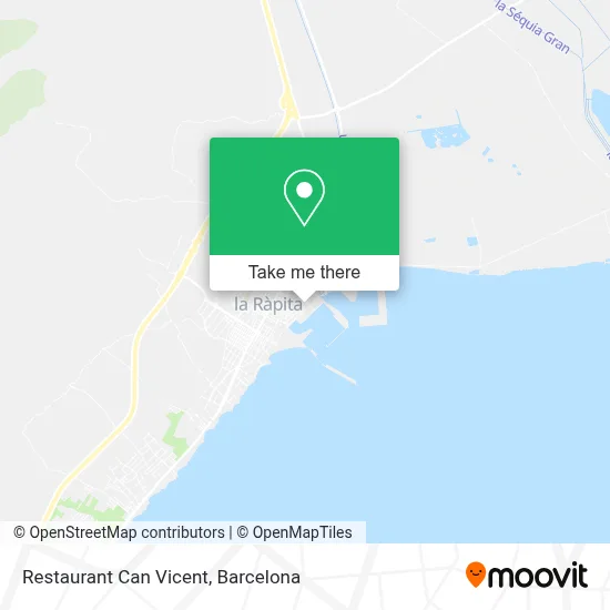 Restaurant Can Vicent map