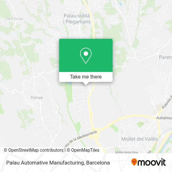 Palau Automative Manufacturing map