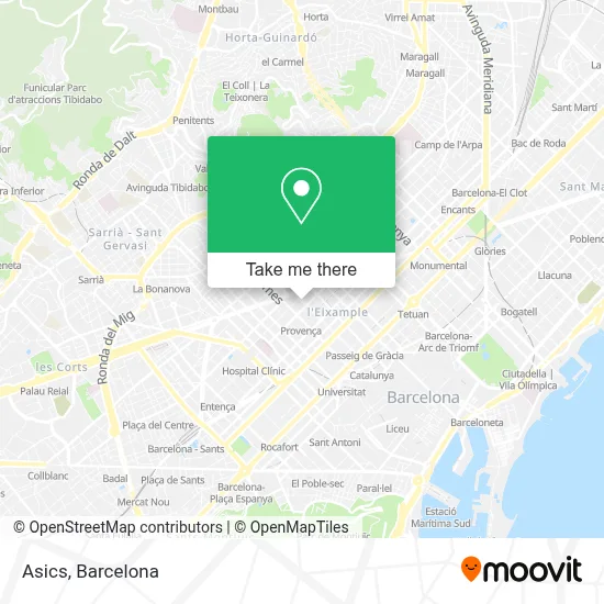 Asics map