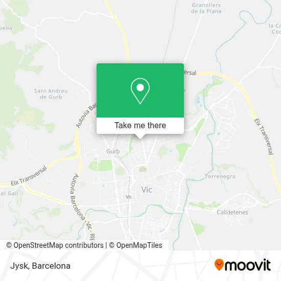 Jysk map