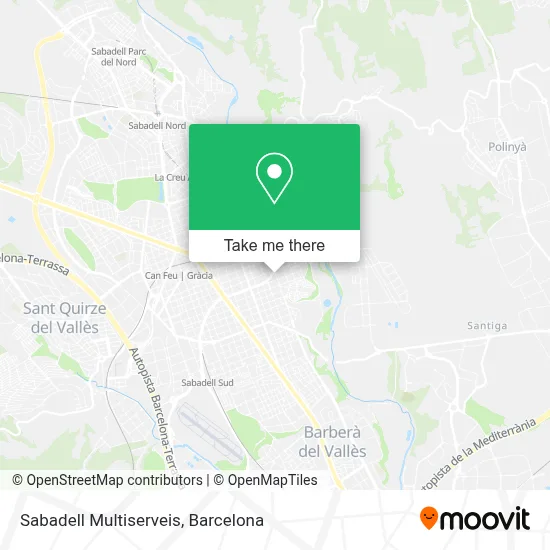 Sabadell Multiserveis map