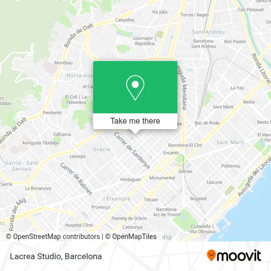 Lacrea Studio map