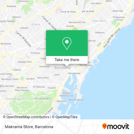 Makrama Store map
