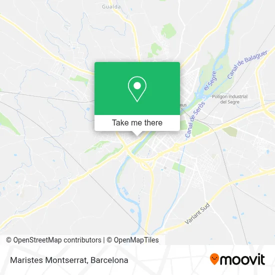 Maristes Montserrat map