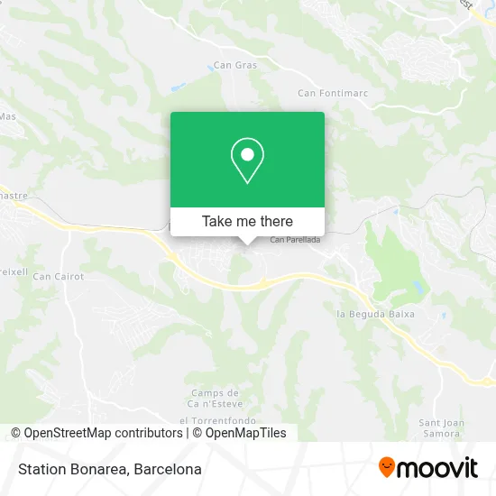 Station Bonarea map