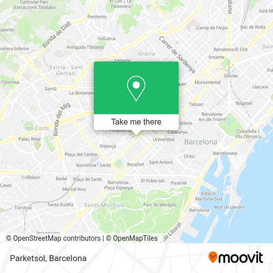Parketsol map