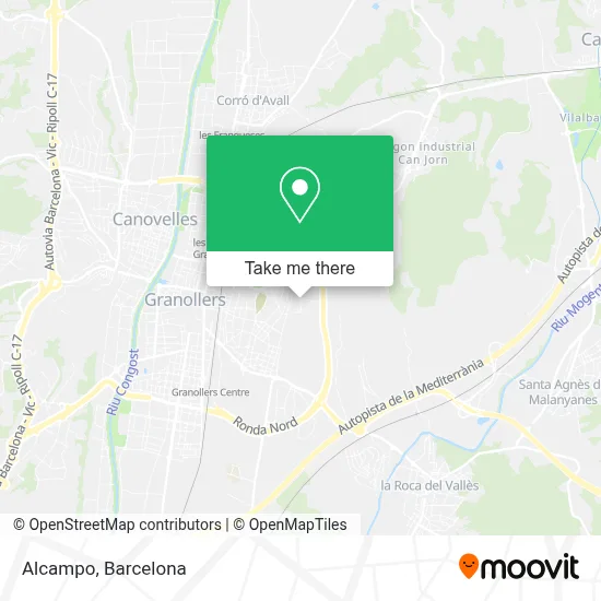 Alcampo map