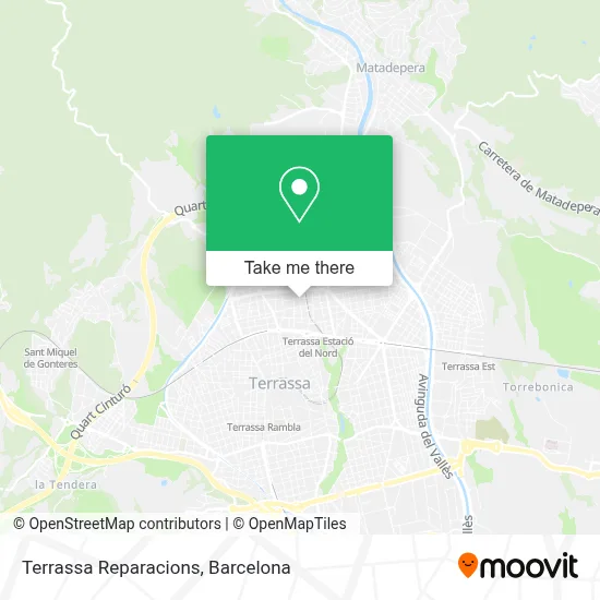 Terrassa Reparacions map