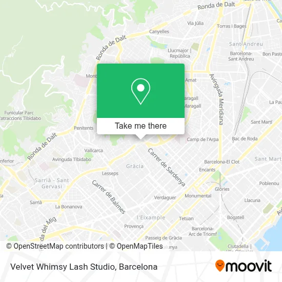 Velvet Whimsy Lash Studio map
