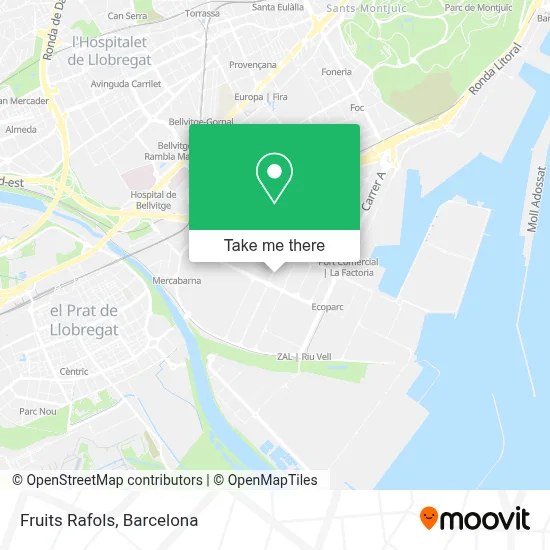 Fruits Rafols map