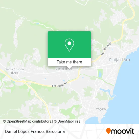 Daniel López Franco map