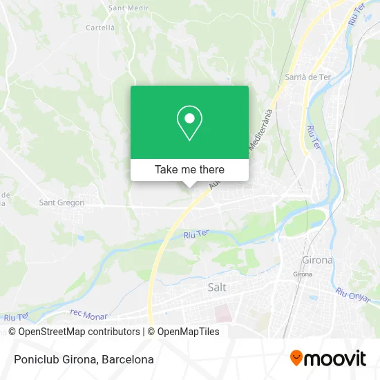 Poniclub Girona map