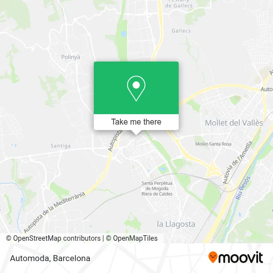 Automoda map