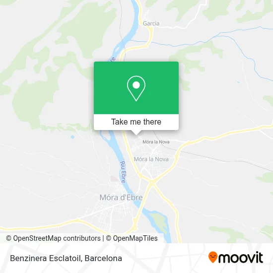 Benzinera Esclatoil map