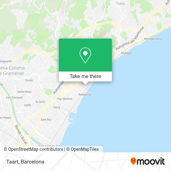 Taart map