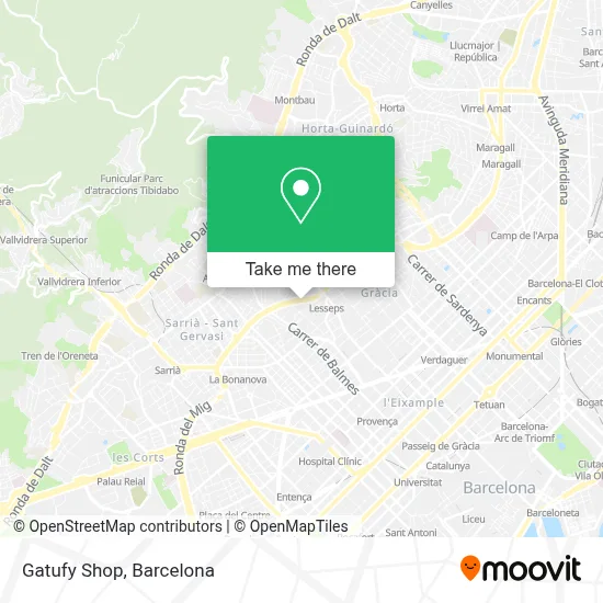 Gatufy Shop map