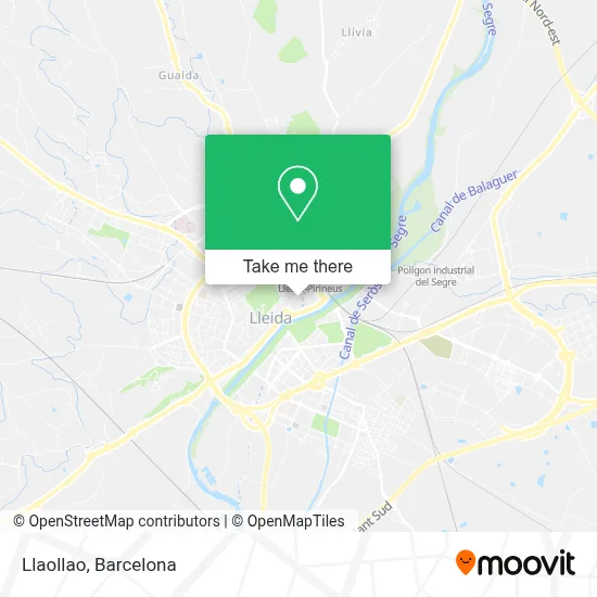 Llaollao map