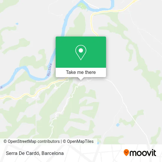 Serra De Cardó map