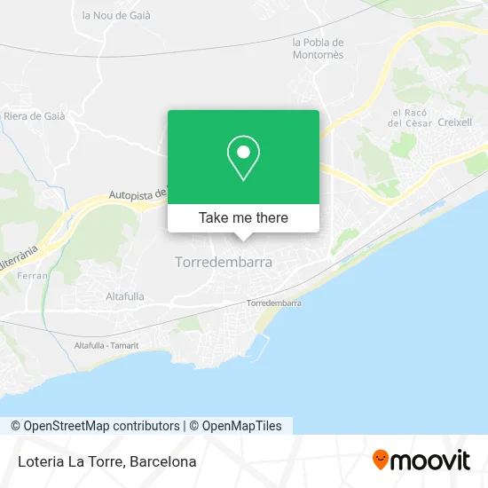 Loteria La Torre map