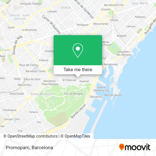 Promoparc map