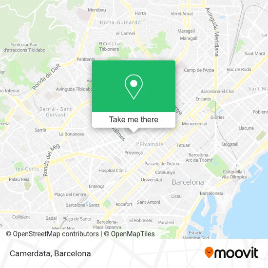 mapa Camerdata
