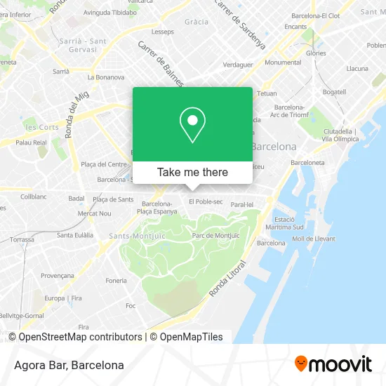 Agora Bar map
