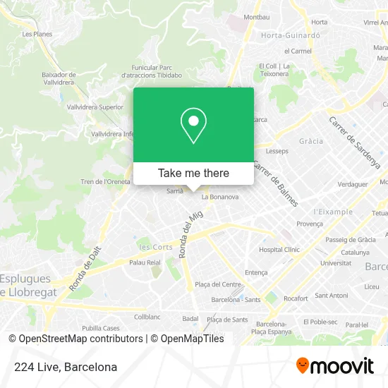 224 Live map