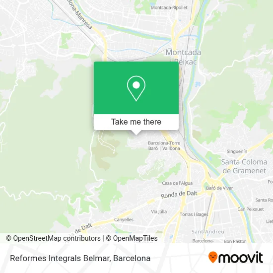 Reformes Integrals Belmar map