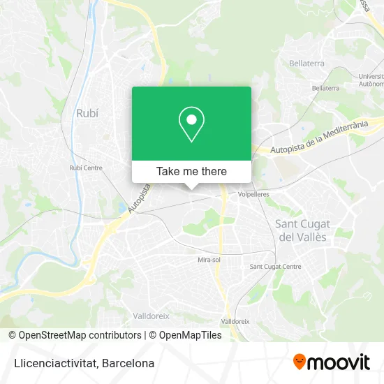 Llicenciactivitat map