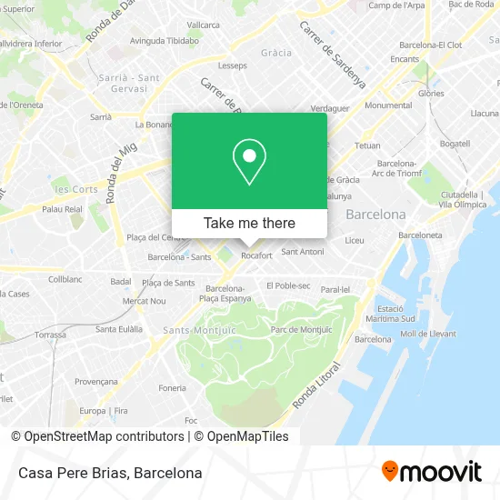 Casa Pere Brias map