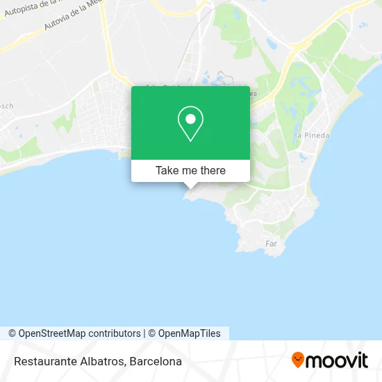 Restaurante Albatros map