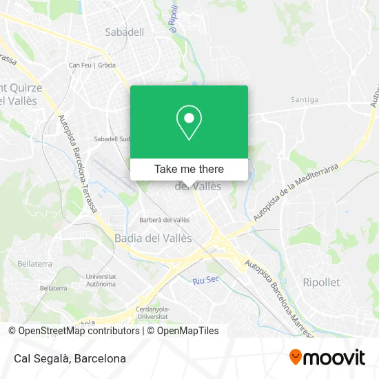 Cal Segalà map