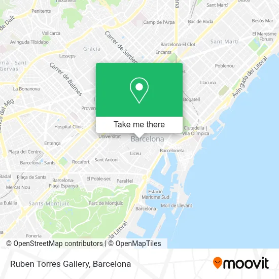 Ruben Torres Gallery map