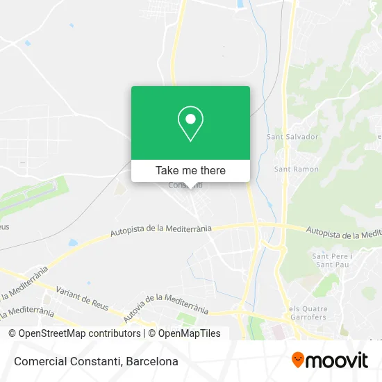 Comercial Constanti map