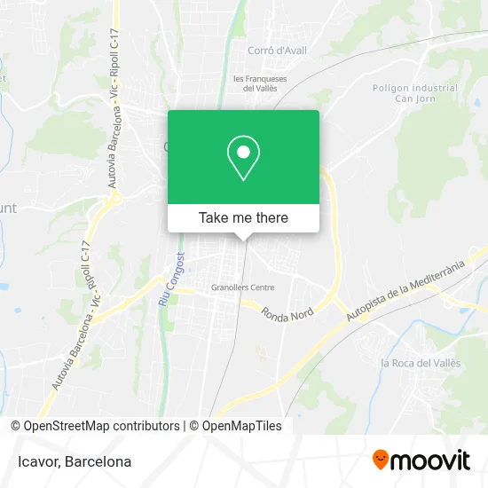 Icavor map