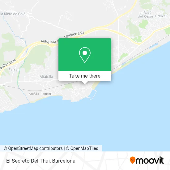 El Secreto Del Thai map