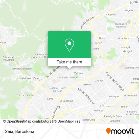 Saia map