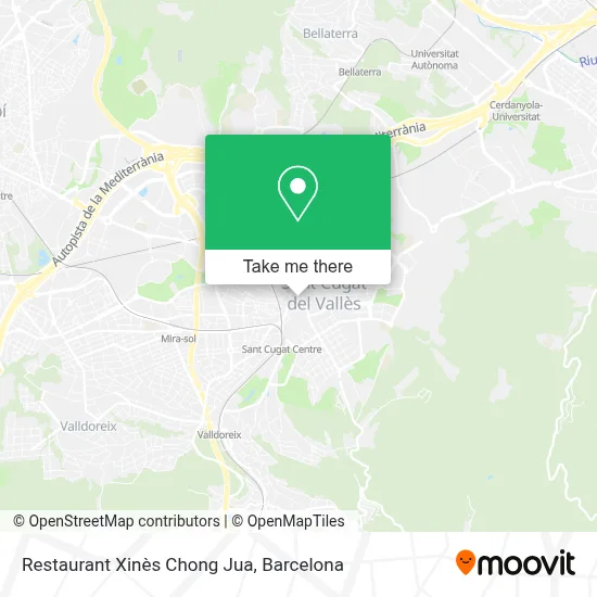 Restaurant Xinès Chong Jua map