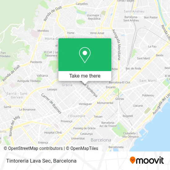 Tintoreria Lava Sec map