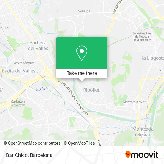 Bar Chico map