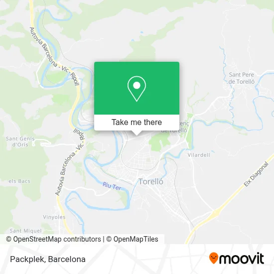 Packplek map